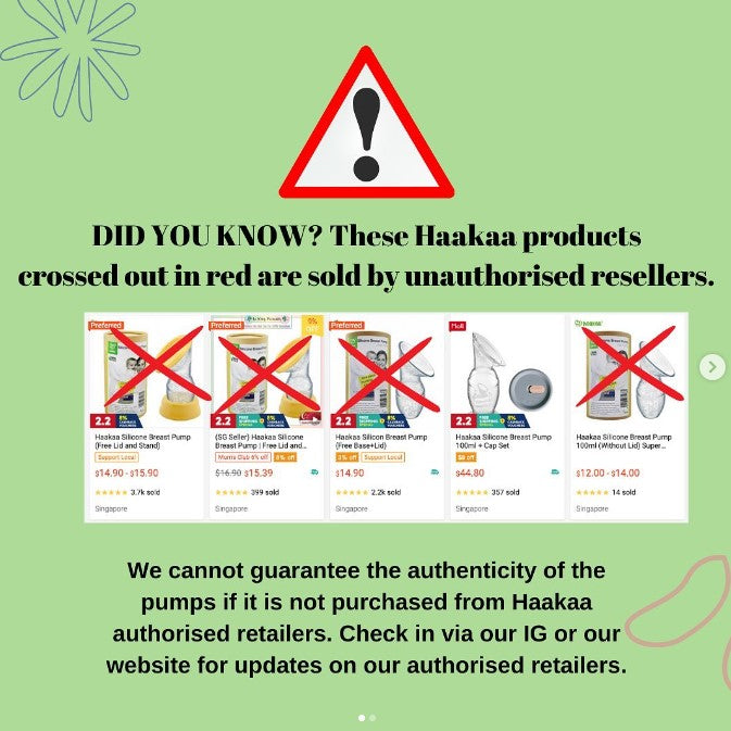 Authentic Haakaa Products