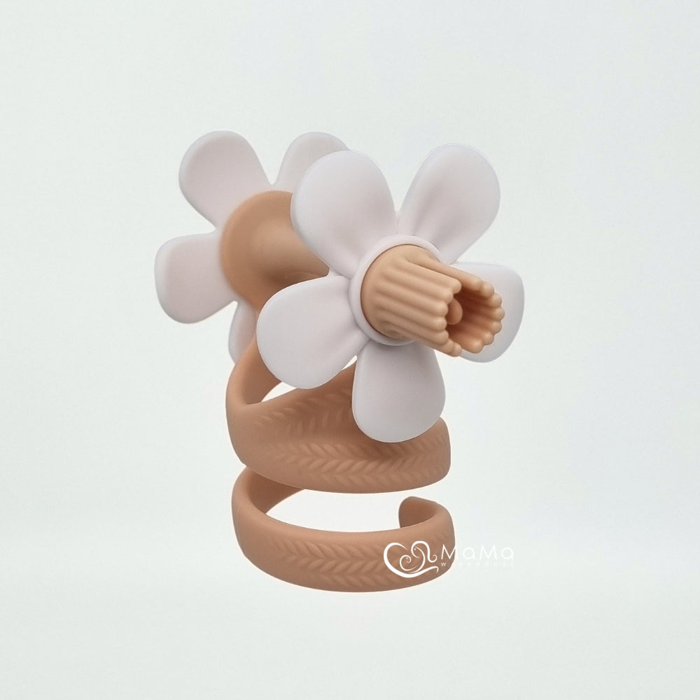 Mamas Tem Serpent Bloom Teether with Case