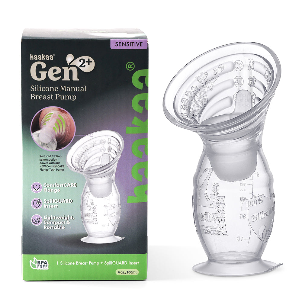 Haakaa Gen 2Plus Silicone Breast Pump + SpillGUARD™ Insert