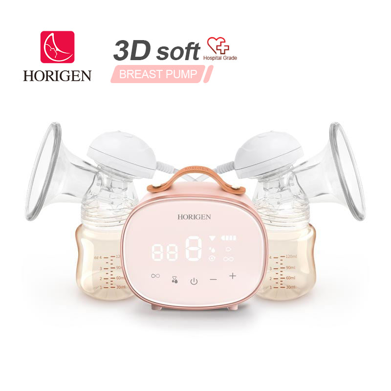 Horigen Pink 3D Double Electric Breast Pump