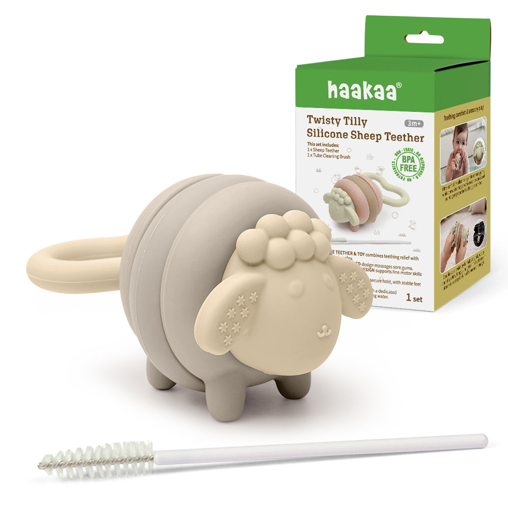 Haakaa Twisty Tilly Silicone Sheep Teether
