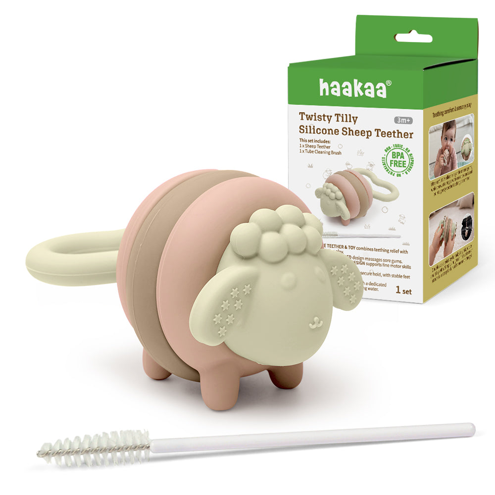 Haakaa Twisty Tilly Silicone Sheep Teether