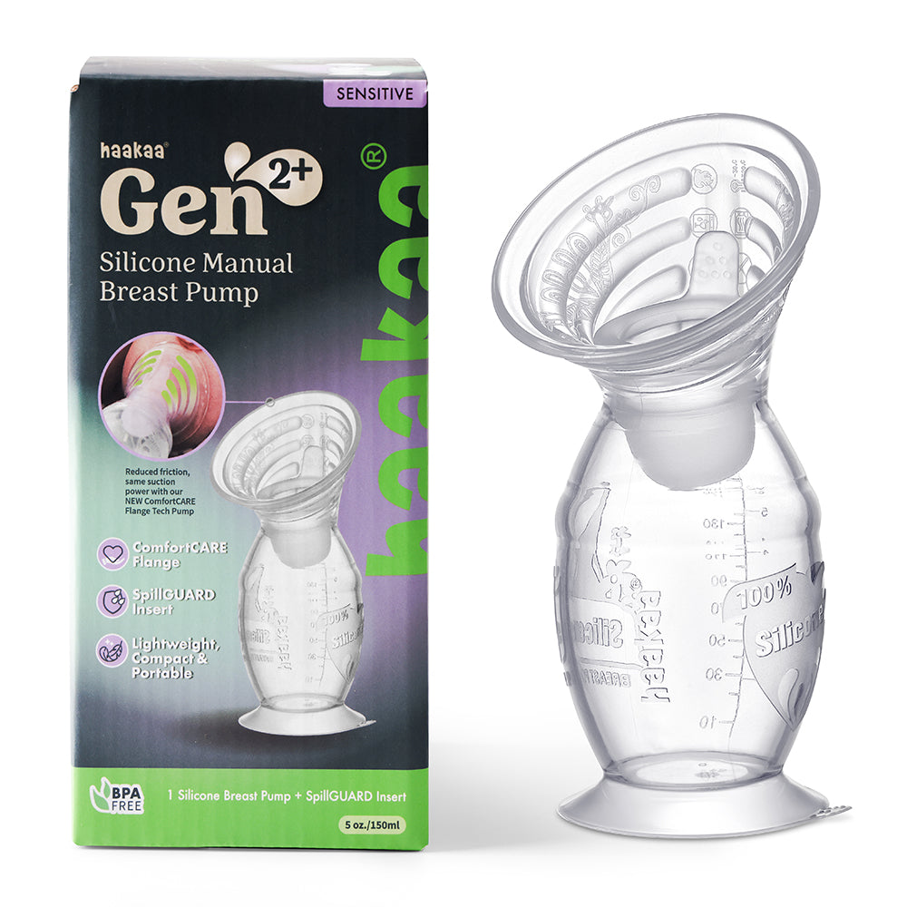Haakaa Gen 2Plus Silicone Breast Pump + SpillGUARD™ Insert