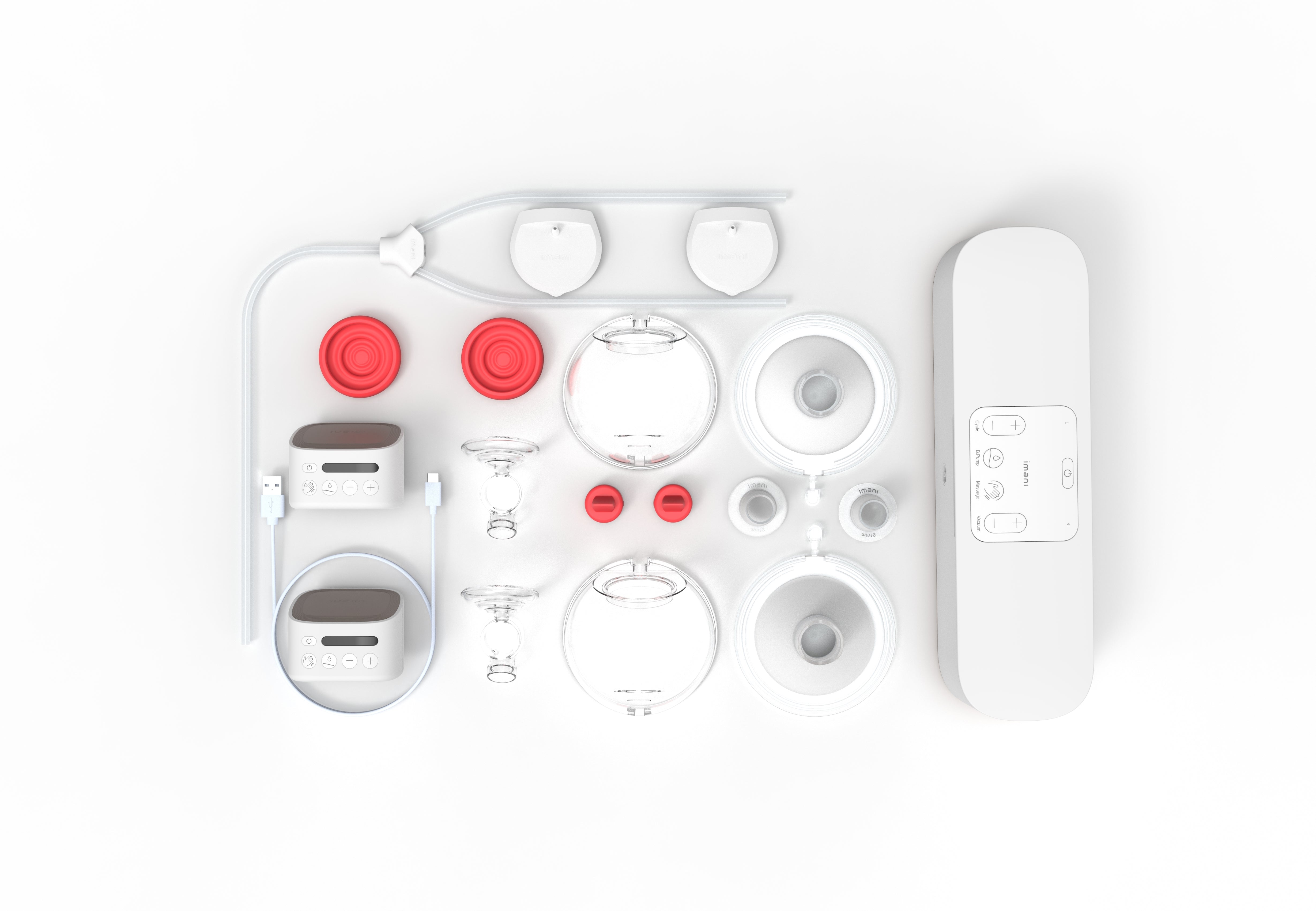 imani iBox 2-in-1 Electrical Breast Pump (Wearable + Hospital Grade)