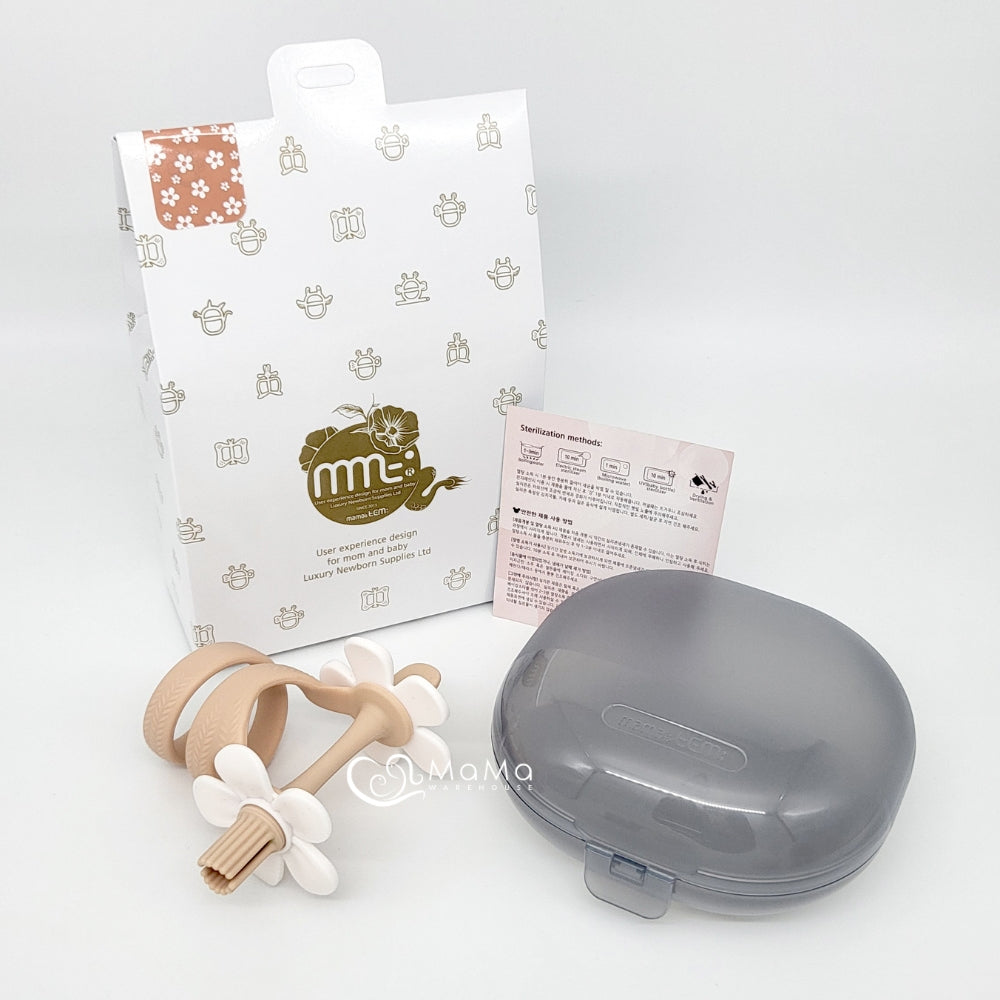 Mamas Tem Serpent Bloom Teether with Case