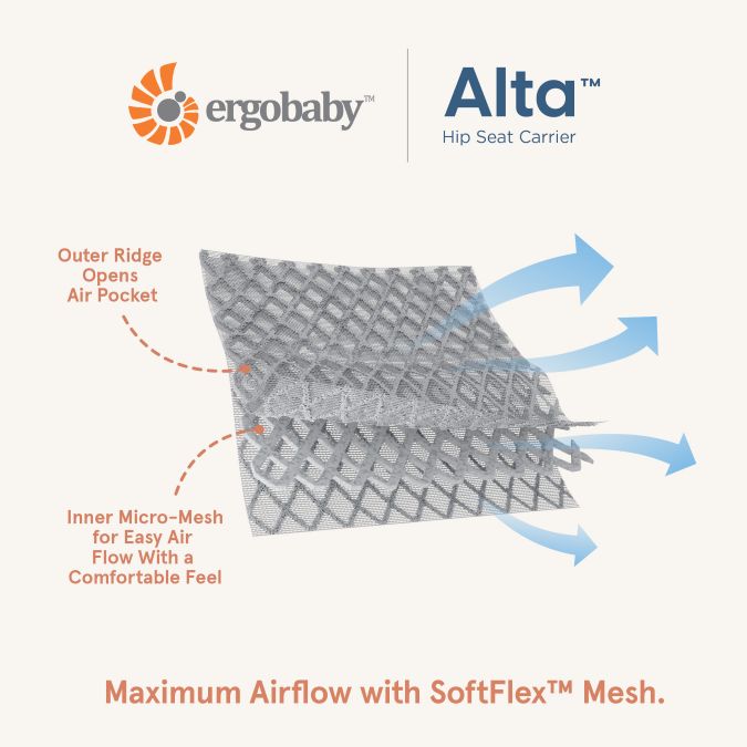 Ergobaby Alta Hip Seat Baby Carrier
