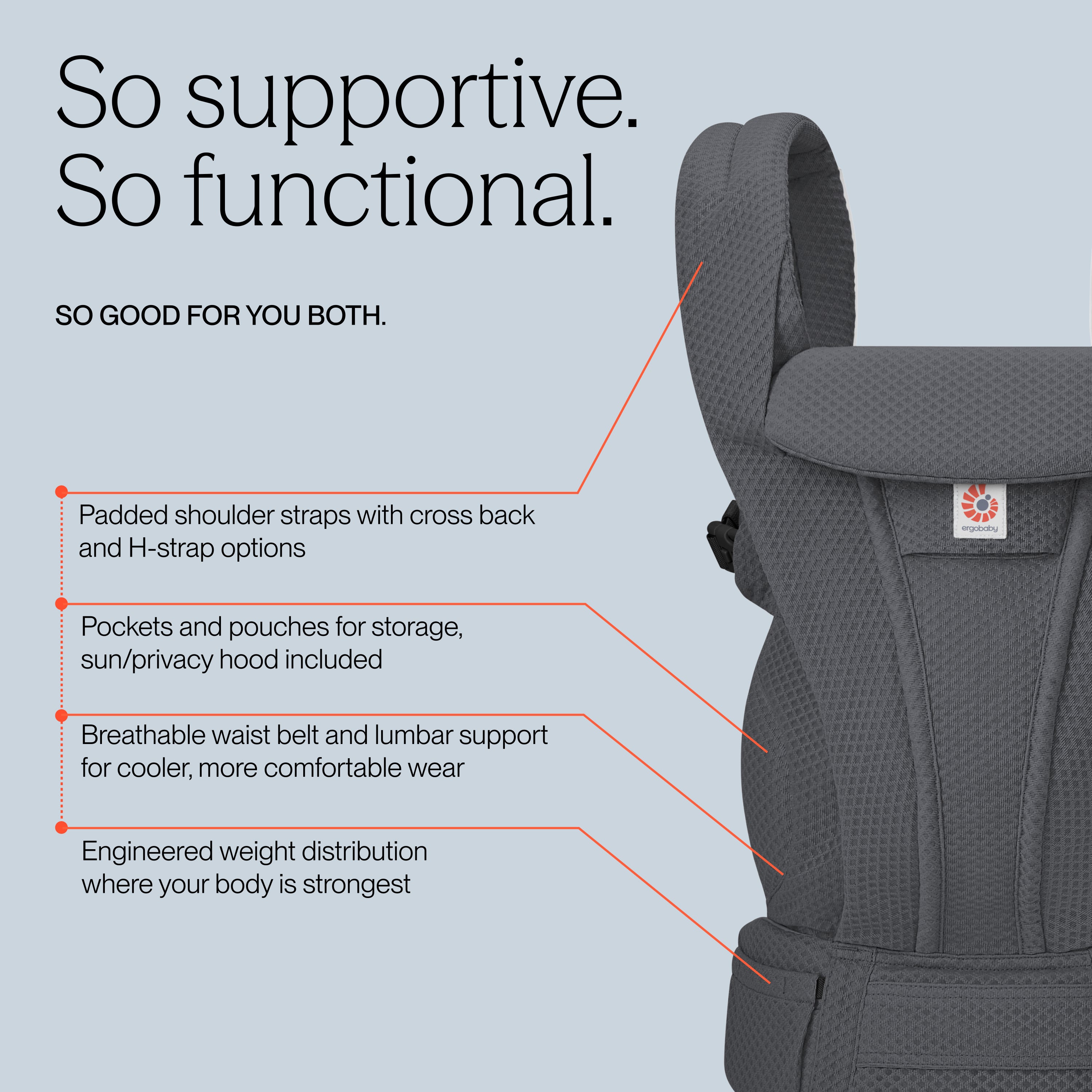Ergobaby Omni Deluxe Mesh Baby Carrier