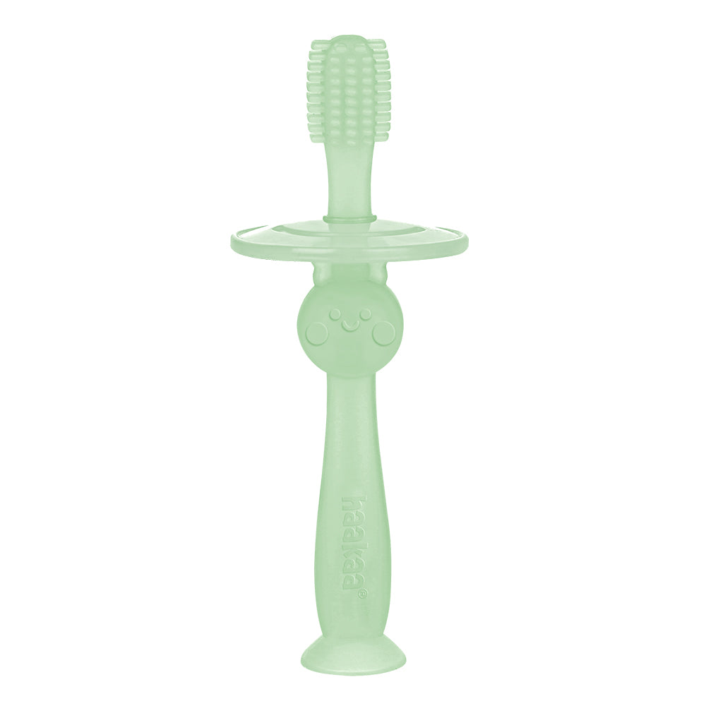 Haakaa 360° Baby Toothbrush (Lime)