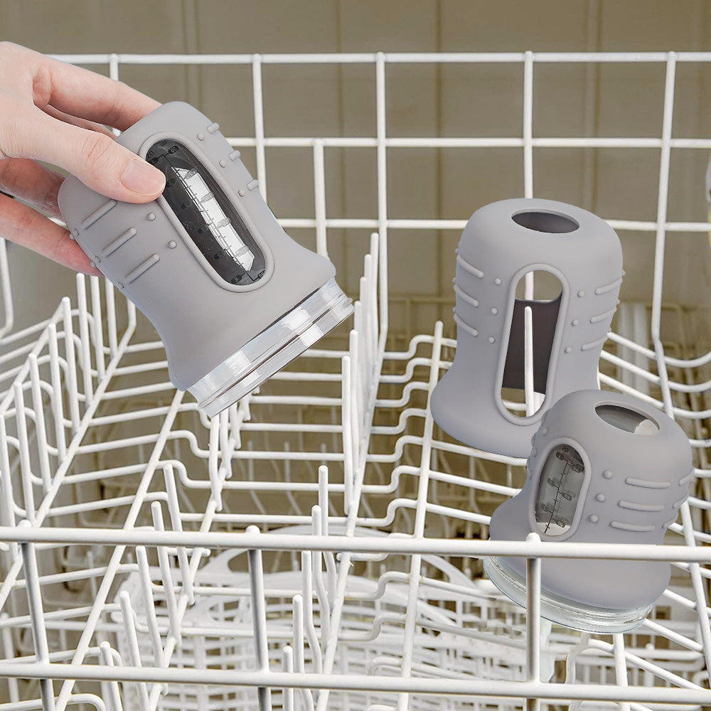 Haakaa Silicone Glass Baby Bottle Cover - 120ml/180ml