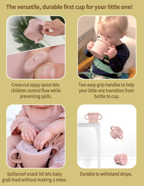 Haakaa Silicone Sip-N-Snack Cup