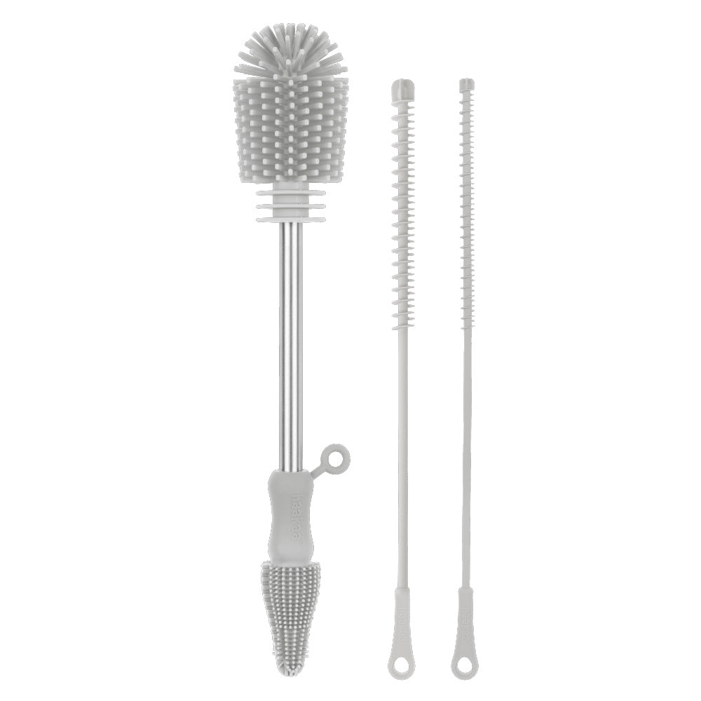 Haakaa Double-Ended Silicone Cleaning Brush Kit