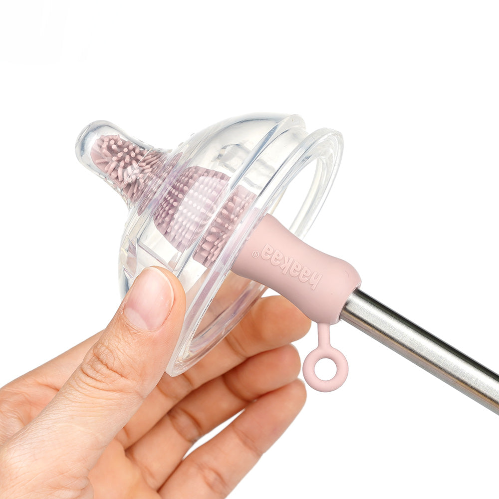 Haakaa Double-Ended Silicone Brush
