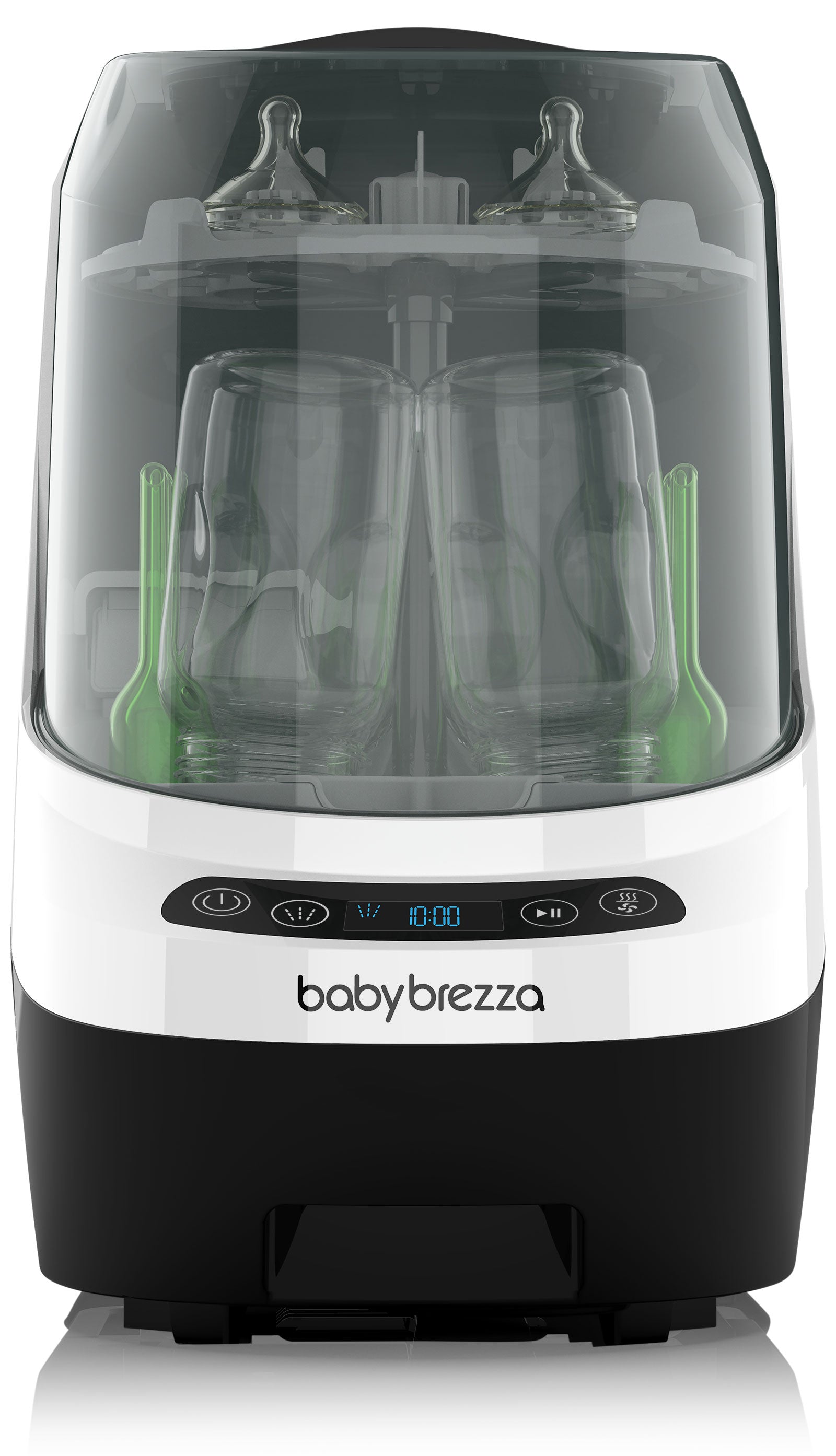 Baby Brezza Bottle Washer Pro and Formula Pro (White/Black) Bundle D/E