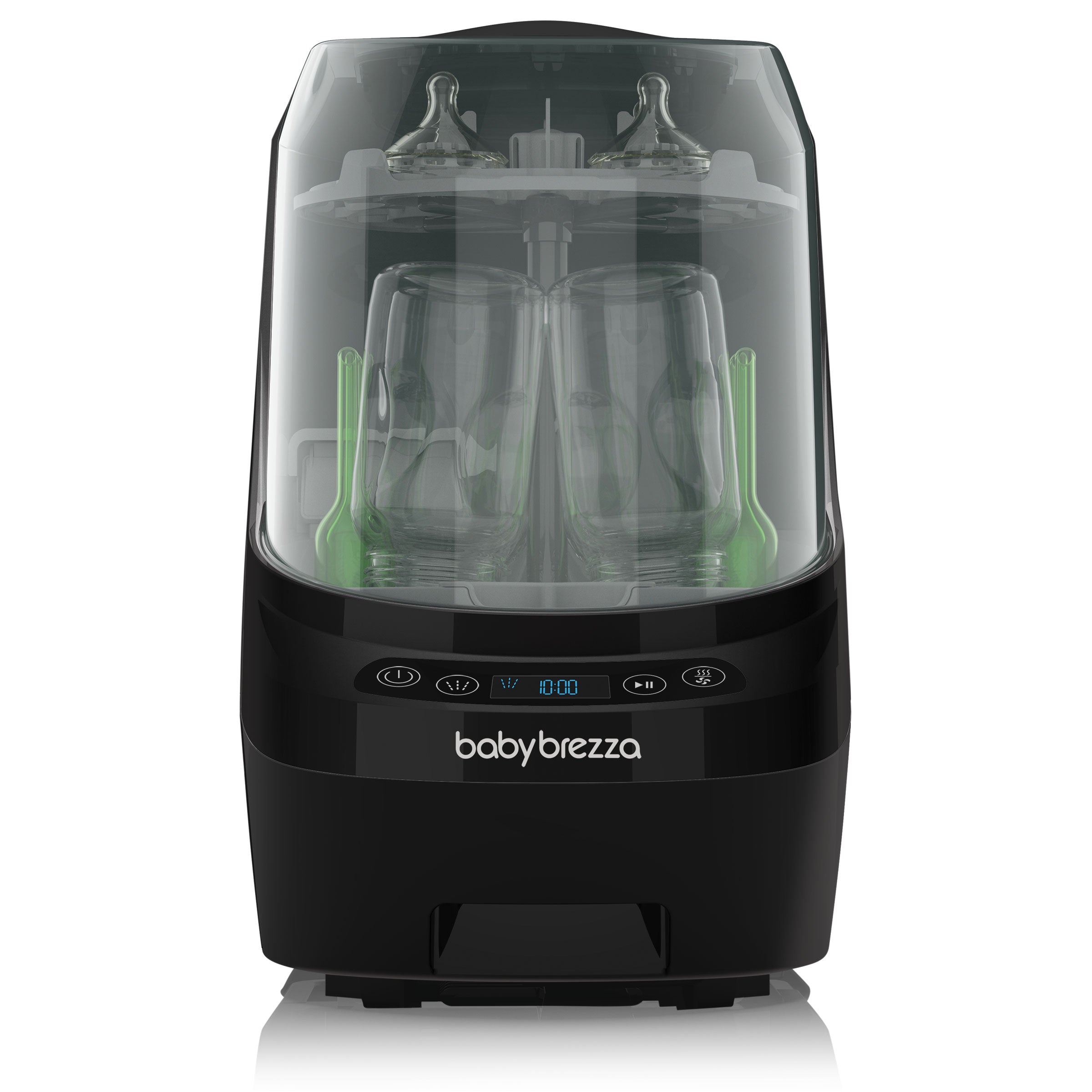 Baby Brezza Bottle Washer Pro - All In One Washer, Sterilizer, Dryer (Black/White)