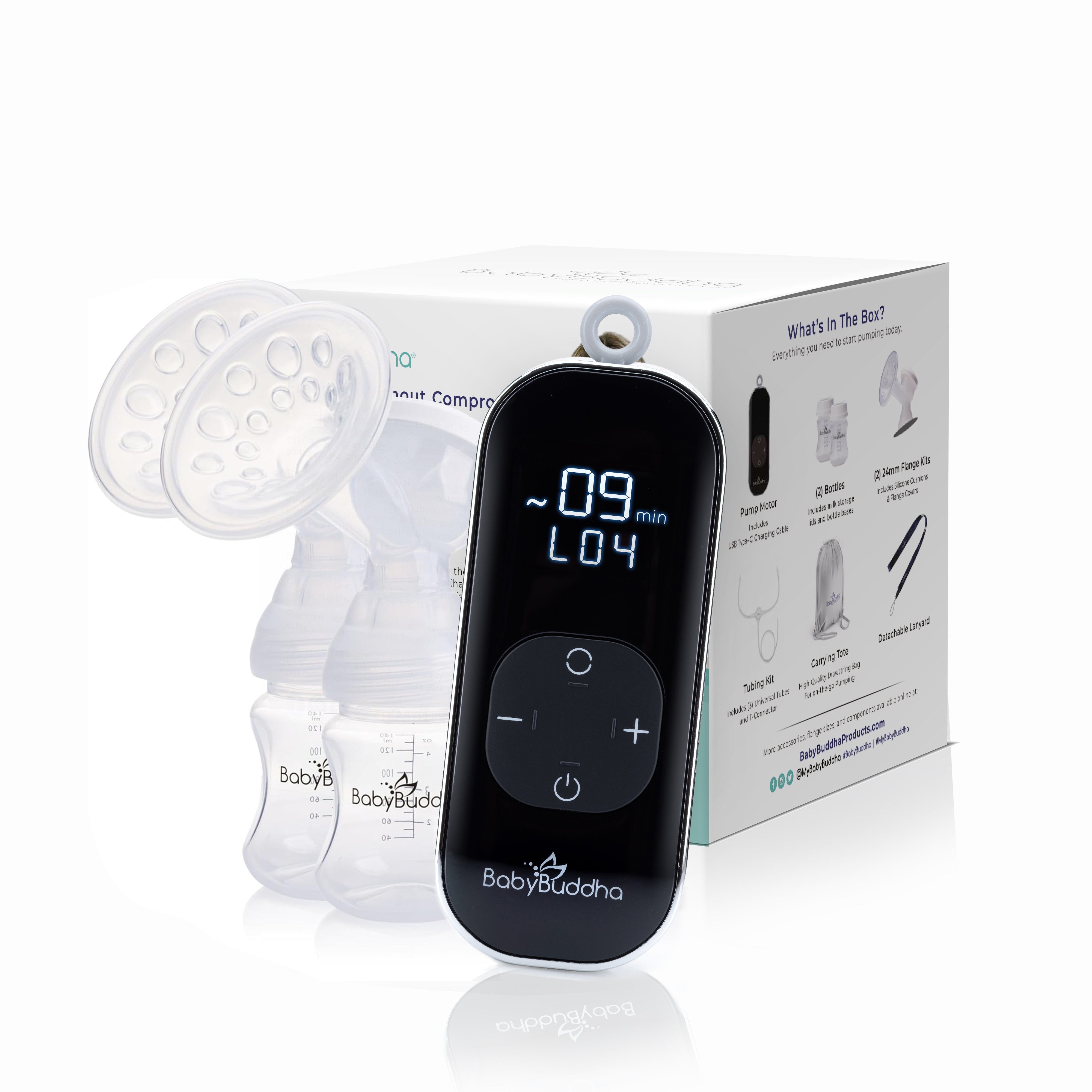 BabyBuddha 2.0 New & Improved Breast Pump