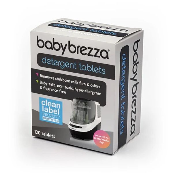Baby Brezza Bottle Washer Pro (White/Black) with Accessories Bundle (B)