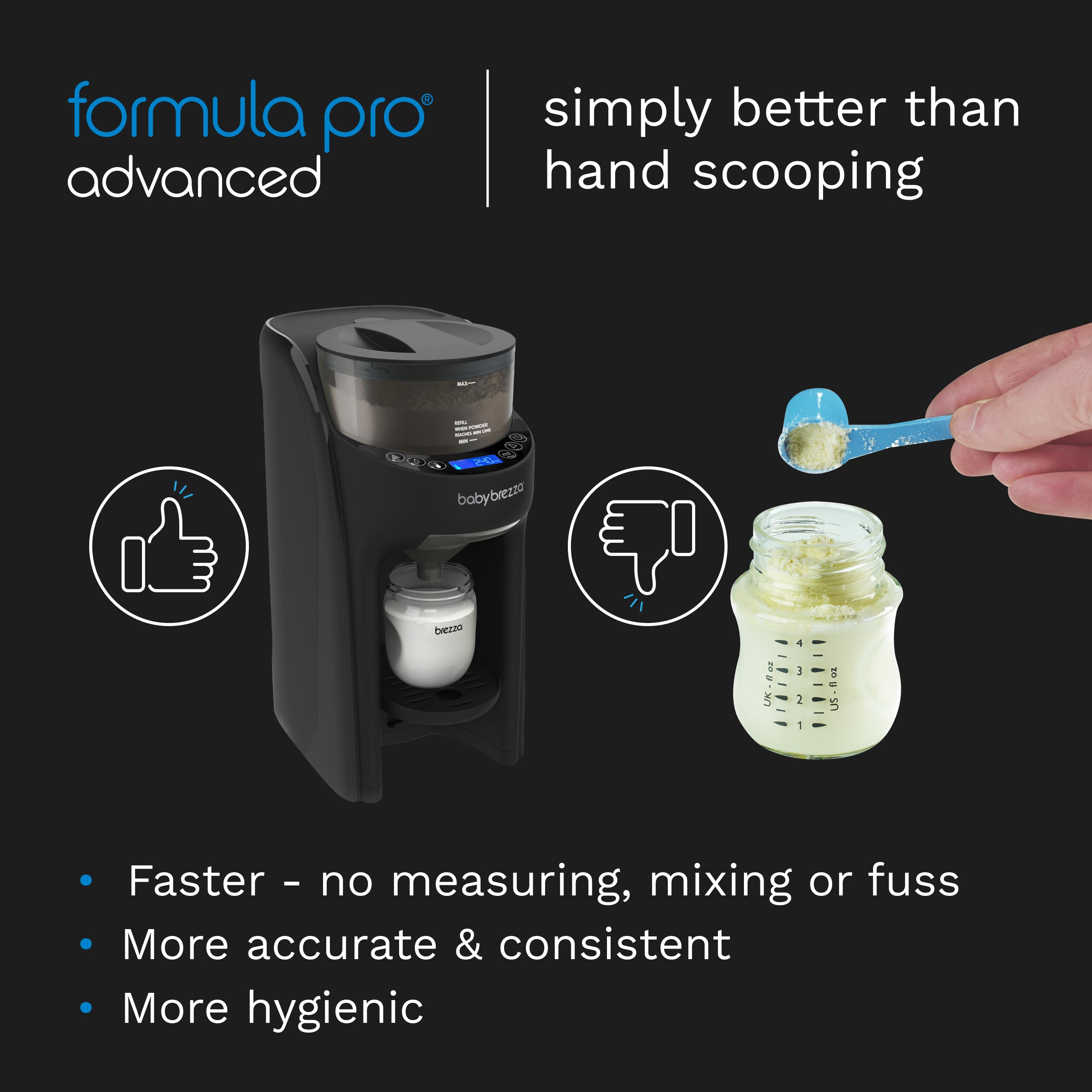 Baby Brezza Formula Pro Advanced - Black