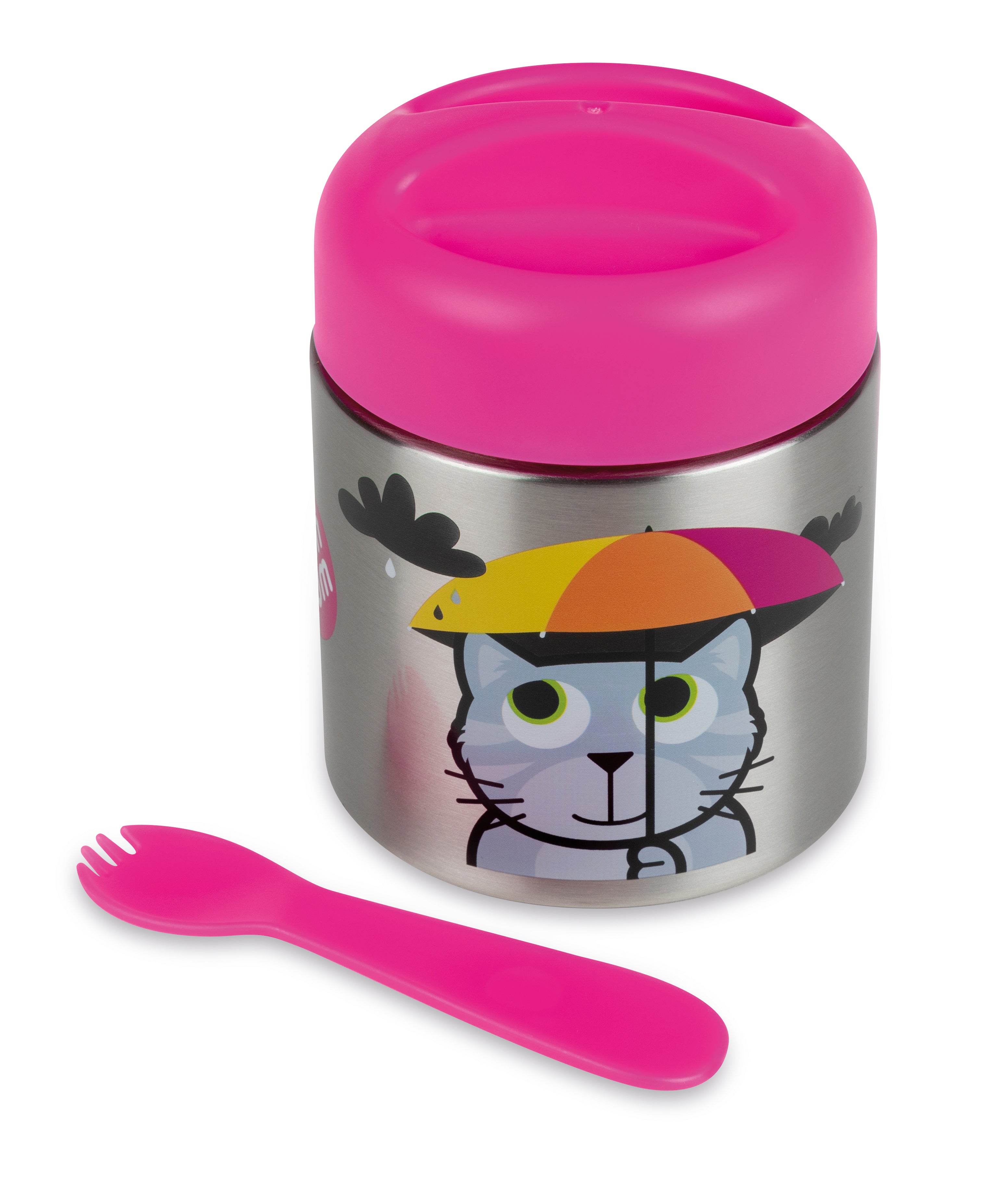 TumTum Thermal Food Flask with Magnetic Spork
