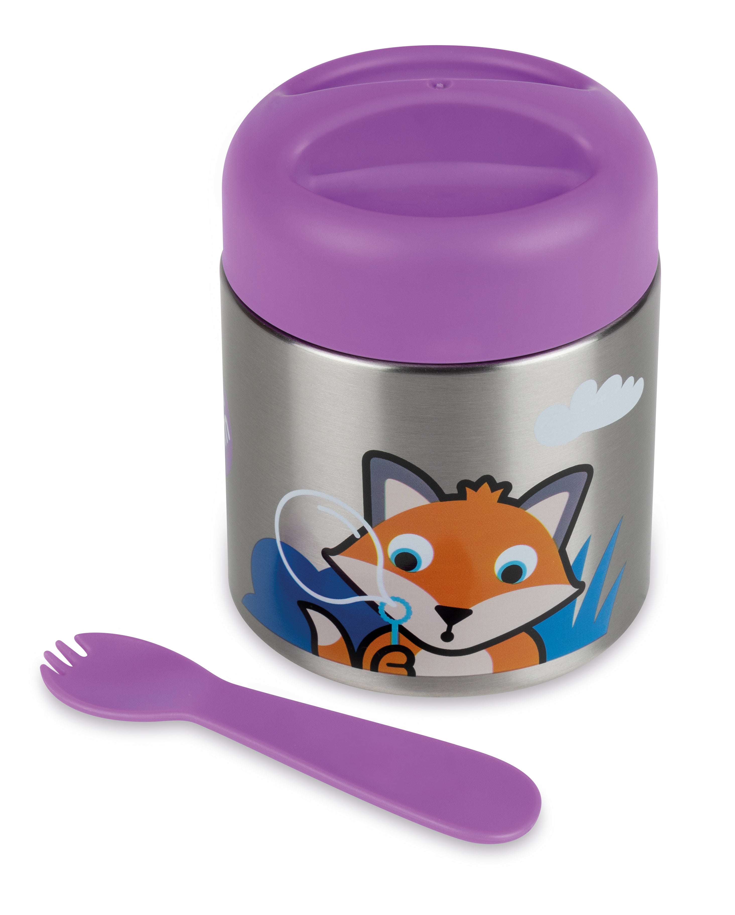 TumTum Thermal Food Flask with Magnetic Spork