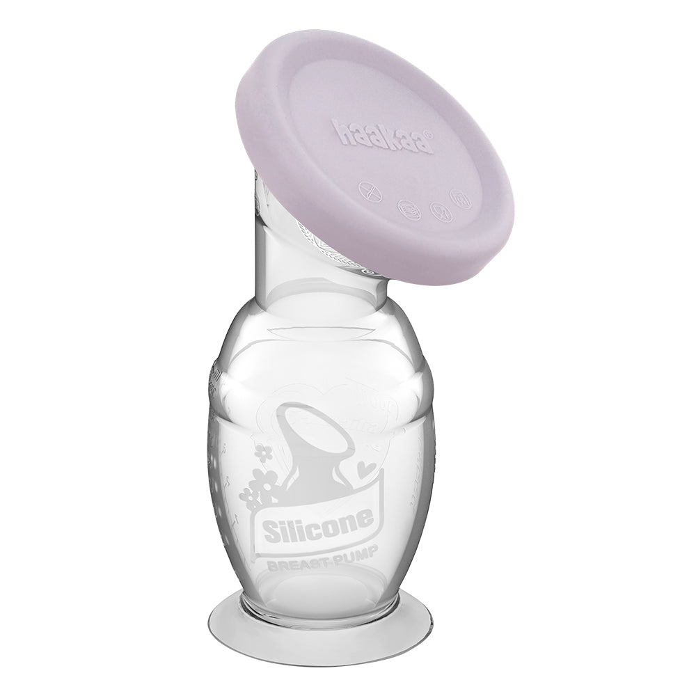 Haakaa Gen. 2 Silicone Breast Pump (150ml) + Cap Set (Lavender)