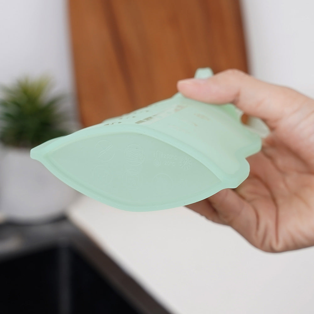 Haakaa Silicone Yummy Pouch (130ml) / Haakaa Fortune Cat Silicone Goody Pouch (170ml) - Lemon