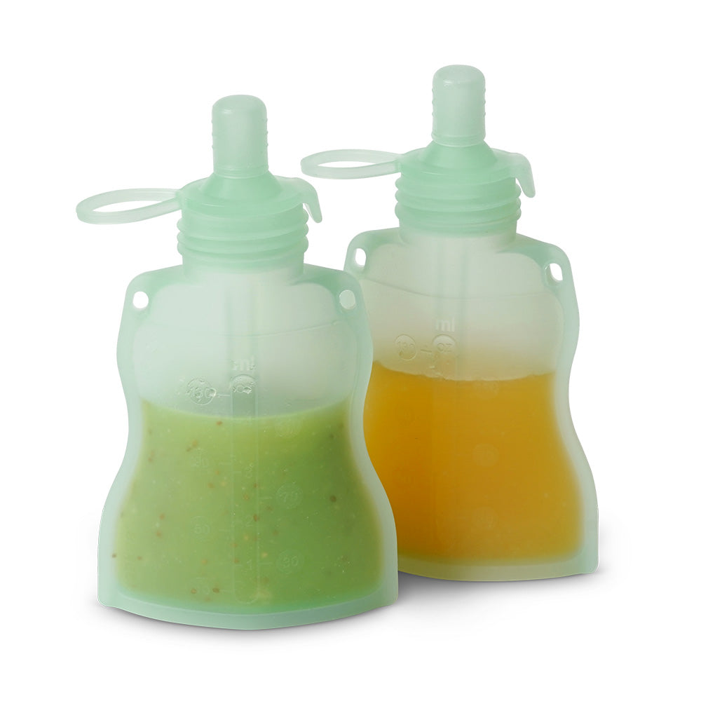 Haakaa Silicone Yummy Pouch (130ml) / Haakaa Fortune Cat Silicone Goody Pouch (170ml) - Lemon