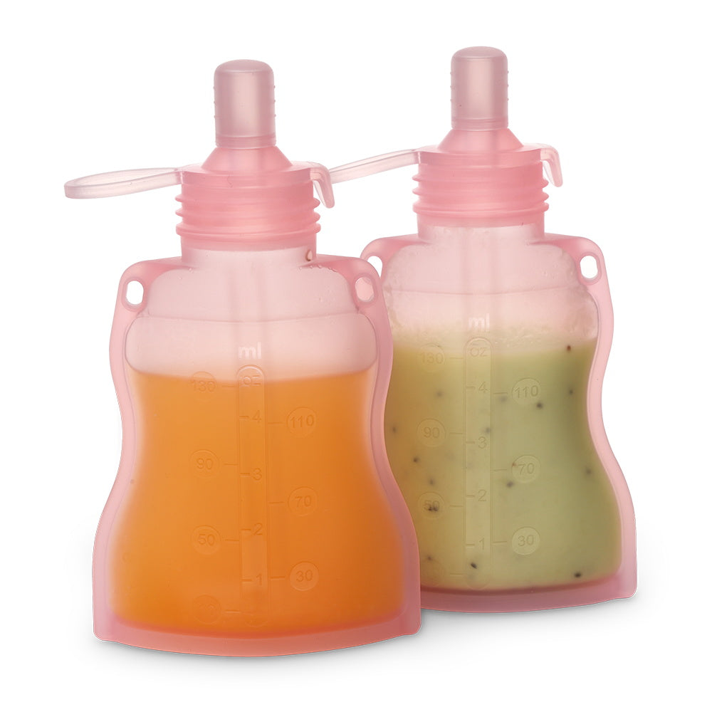 Haakaa Silicone Yummy Pouch (130ml) / Haakaa Fortune Cat Silicone Goody Pouch (170ml) - Lemon