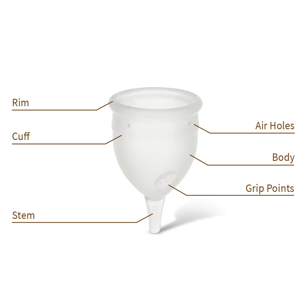 Haakaa SensiCup (Frosted) Menstrual Cup - 20ml/25ml