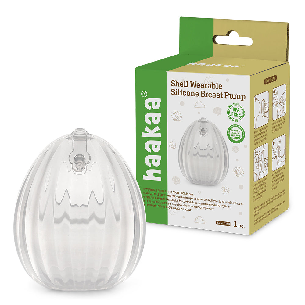 Haakaa Shell Wearable Silicone Breast Pump - 75ml