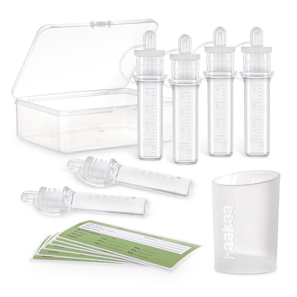 Haakaa Pre-Sterilized Silicone Colostrum Collector Feeding Pack (6pcs)