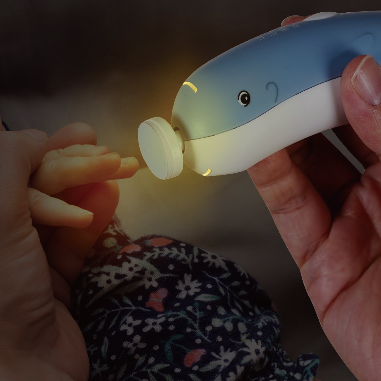 Haakaa Electric Nail Trimmer ⁄ Care Set/Friendly Whale Nail Care Set