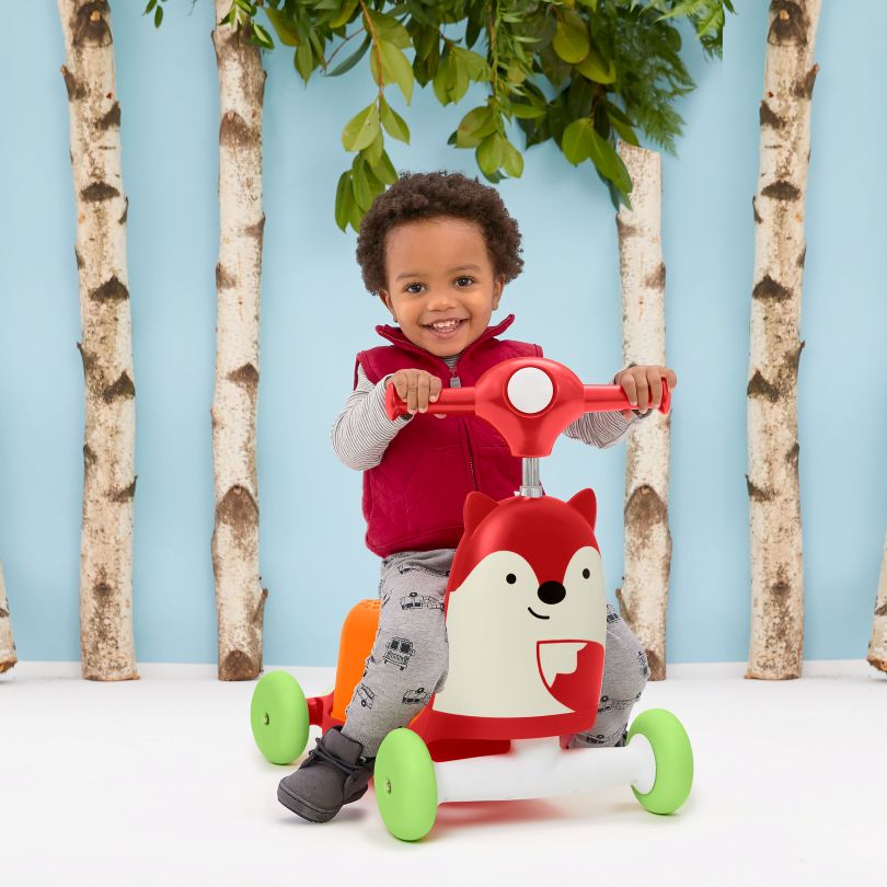 Skip Hop Zoo Ride On 3 in 1 Scooter