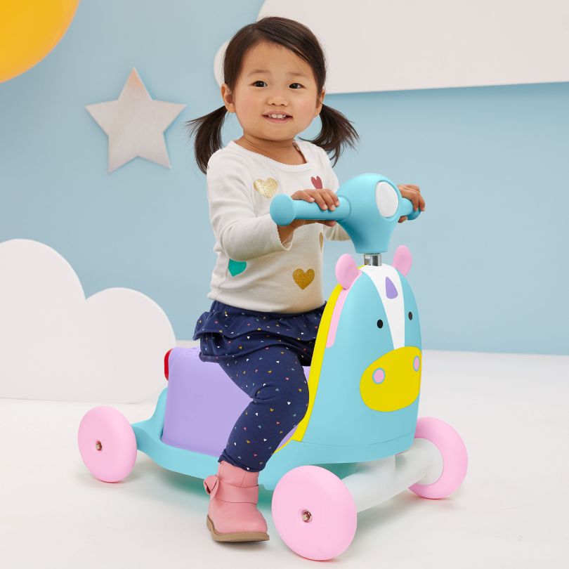 Skip Hop Zoo Ride On 3 in 1 Scooter
