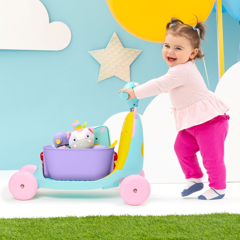 Skip Hop Zoo Ride On 3 in 1 Scooter