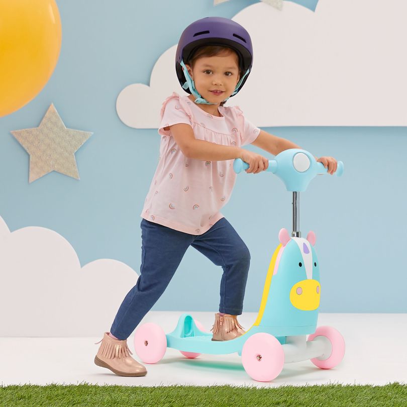 Skip Hop Zoo Ride On 3 in 1 Scooter