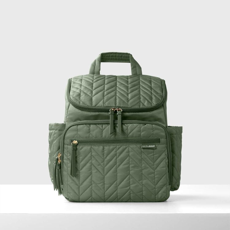 Skip Hop Forma Nappy Backpack (Dark Sage)