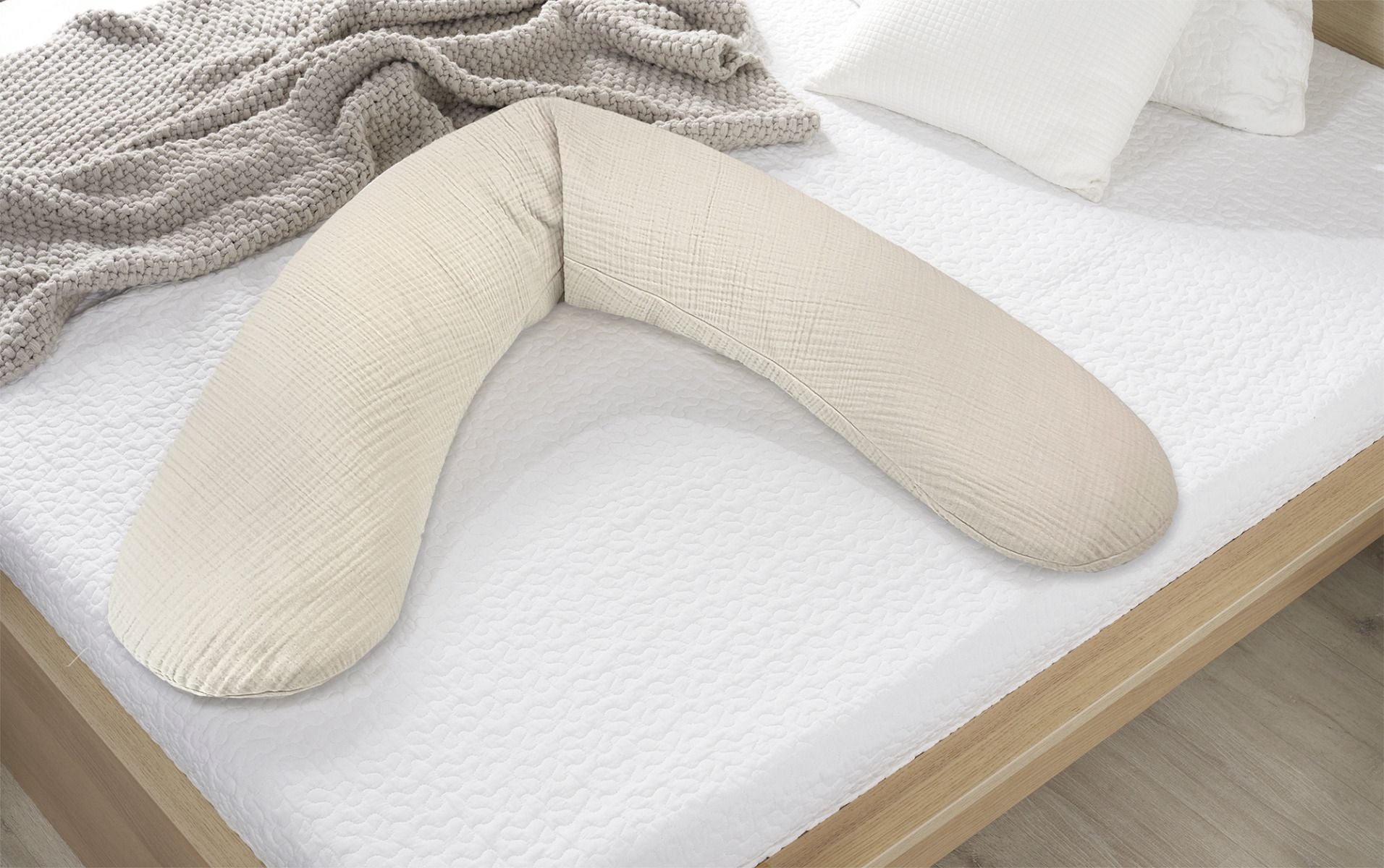 Theraline Muslin Maternity & Nursing Pillow