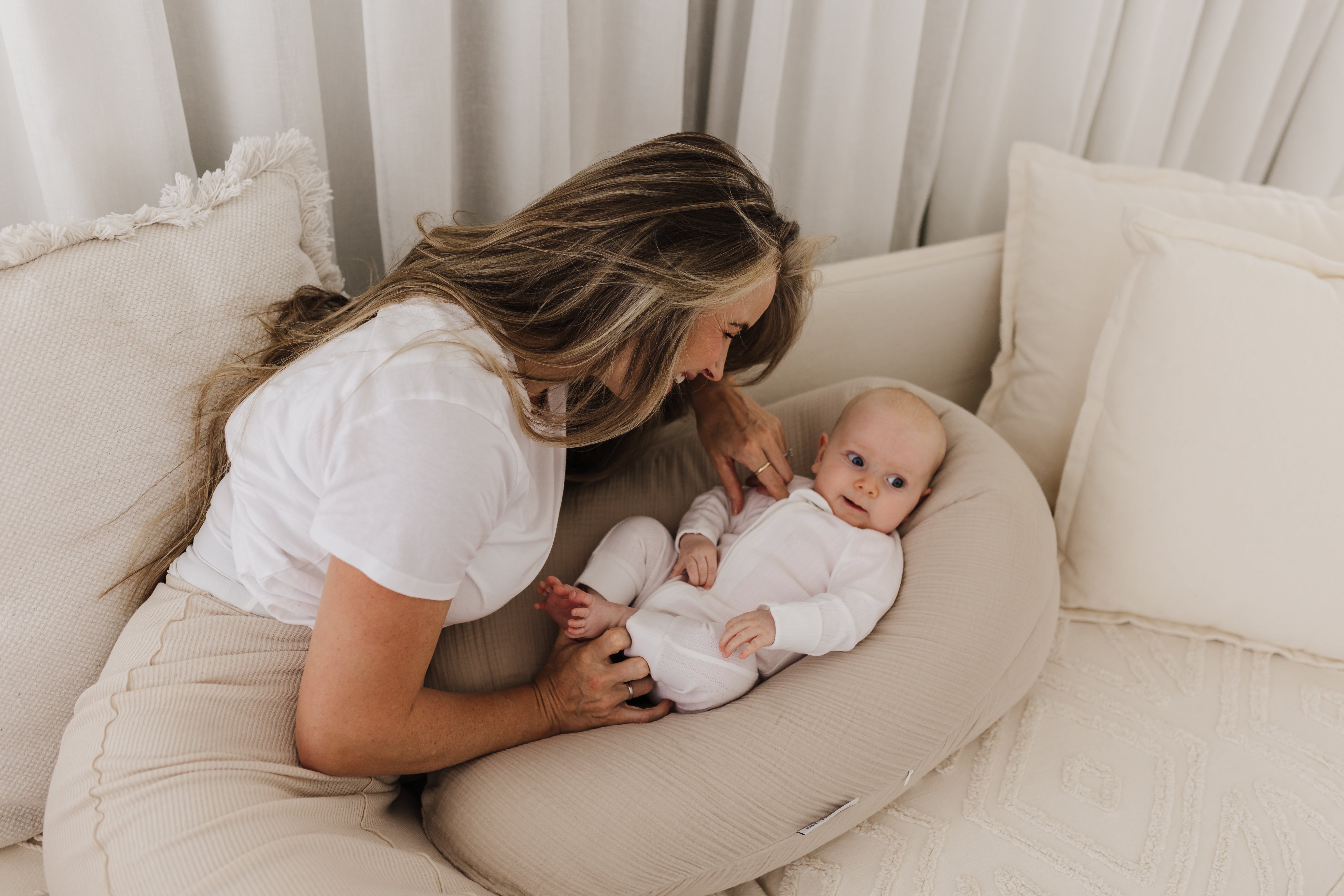 Theraline Muslin Maternity & Nursing Pillow
