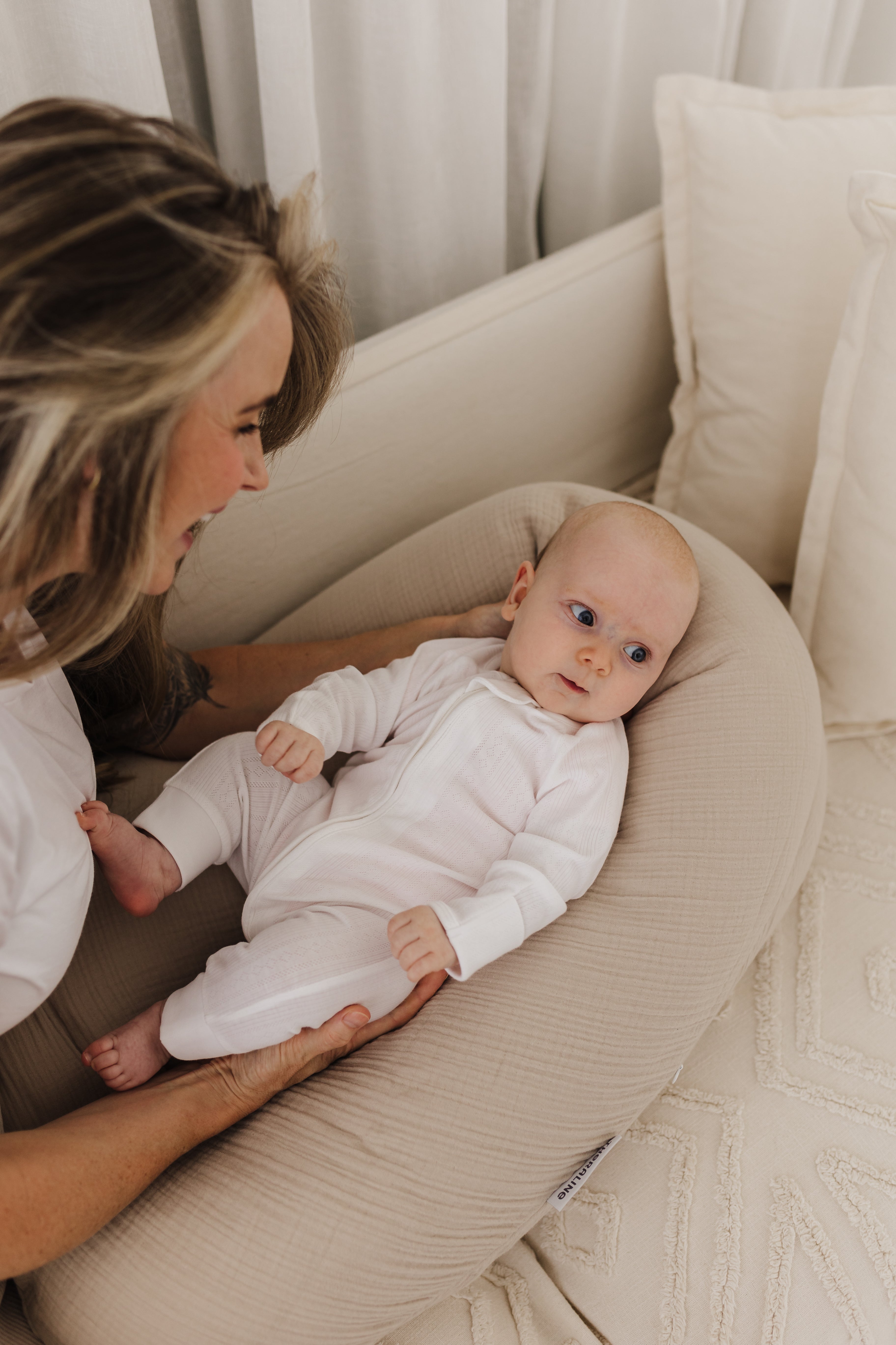 Theraline Muslin Maternity & Nursing Pillow