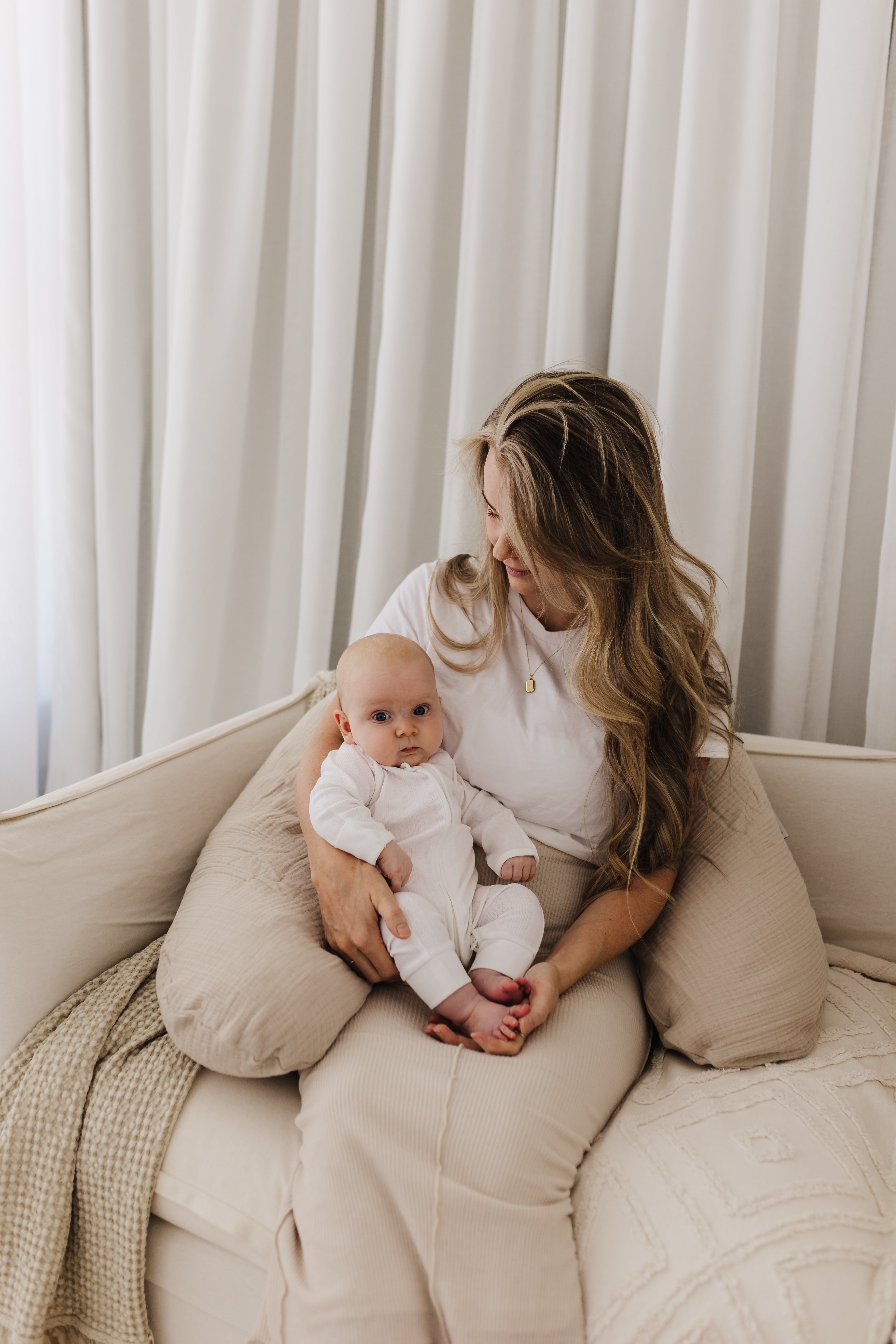 Theraline Muslin Maternity & Nursing Pillow