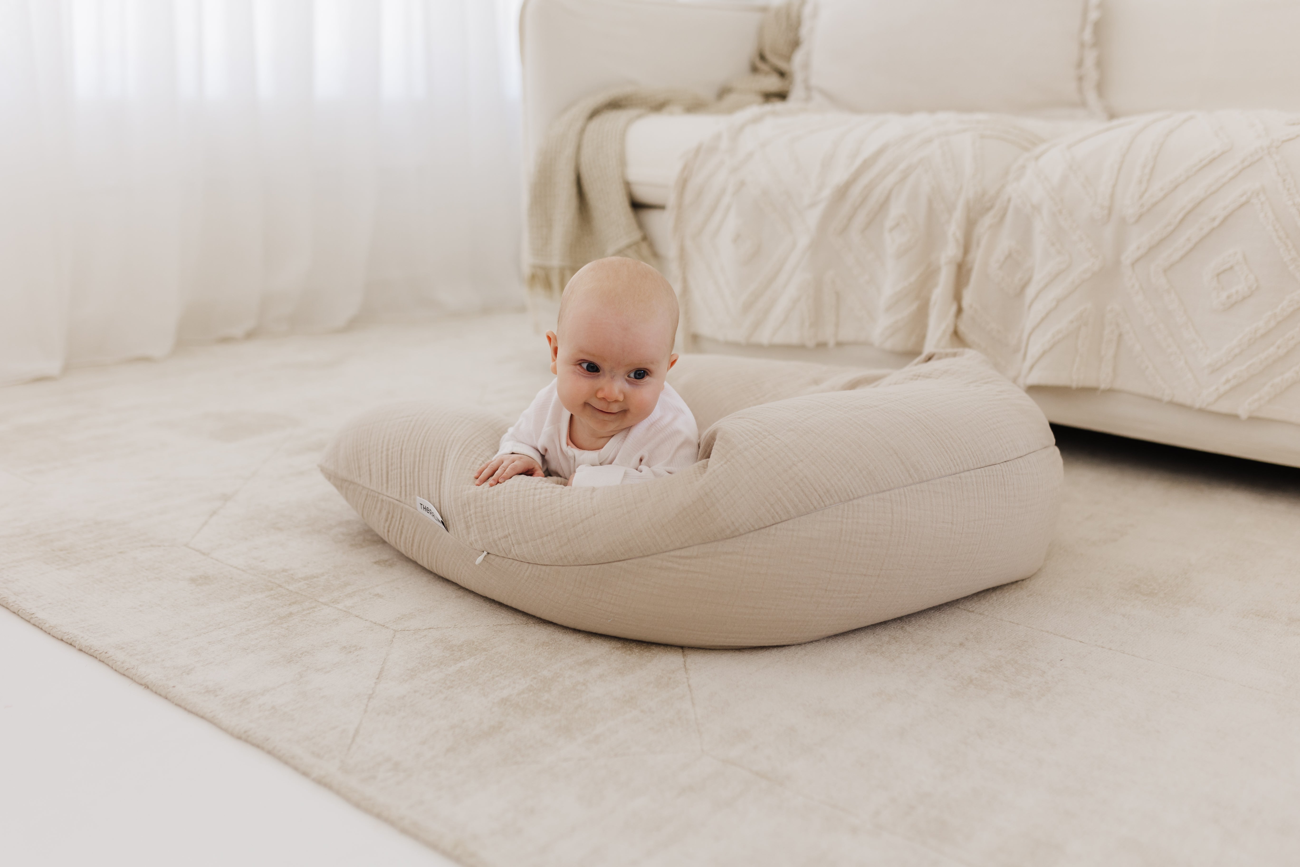 Theraline Muslin Maternity & Nursing Pillow