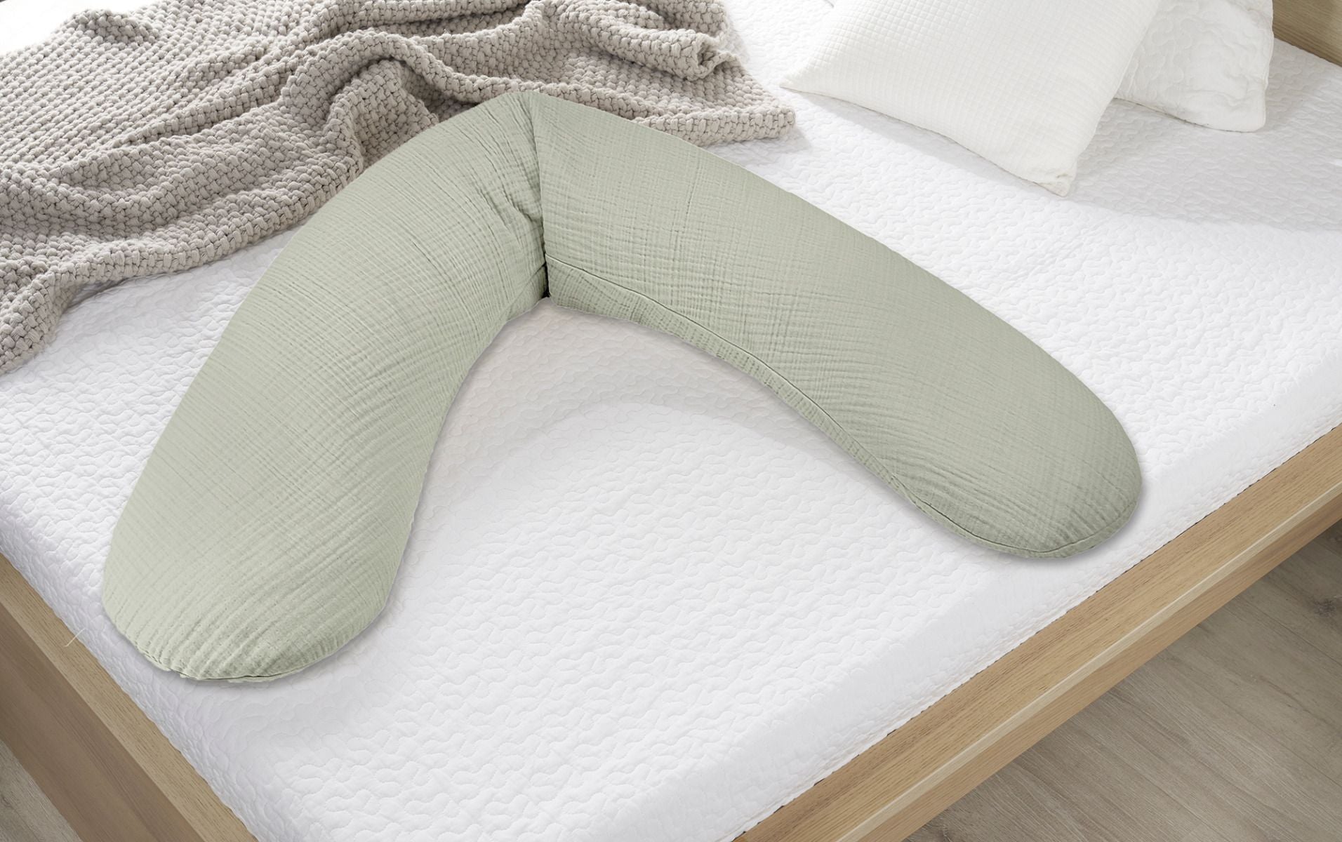 Theraline Muslin Maternity & Nursing Pillow