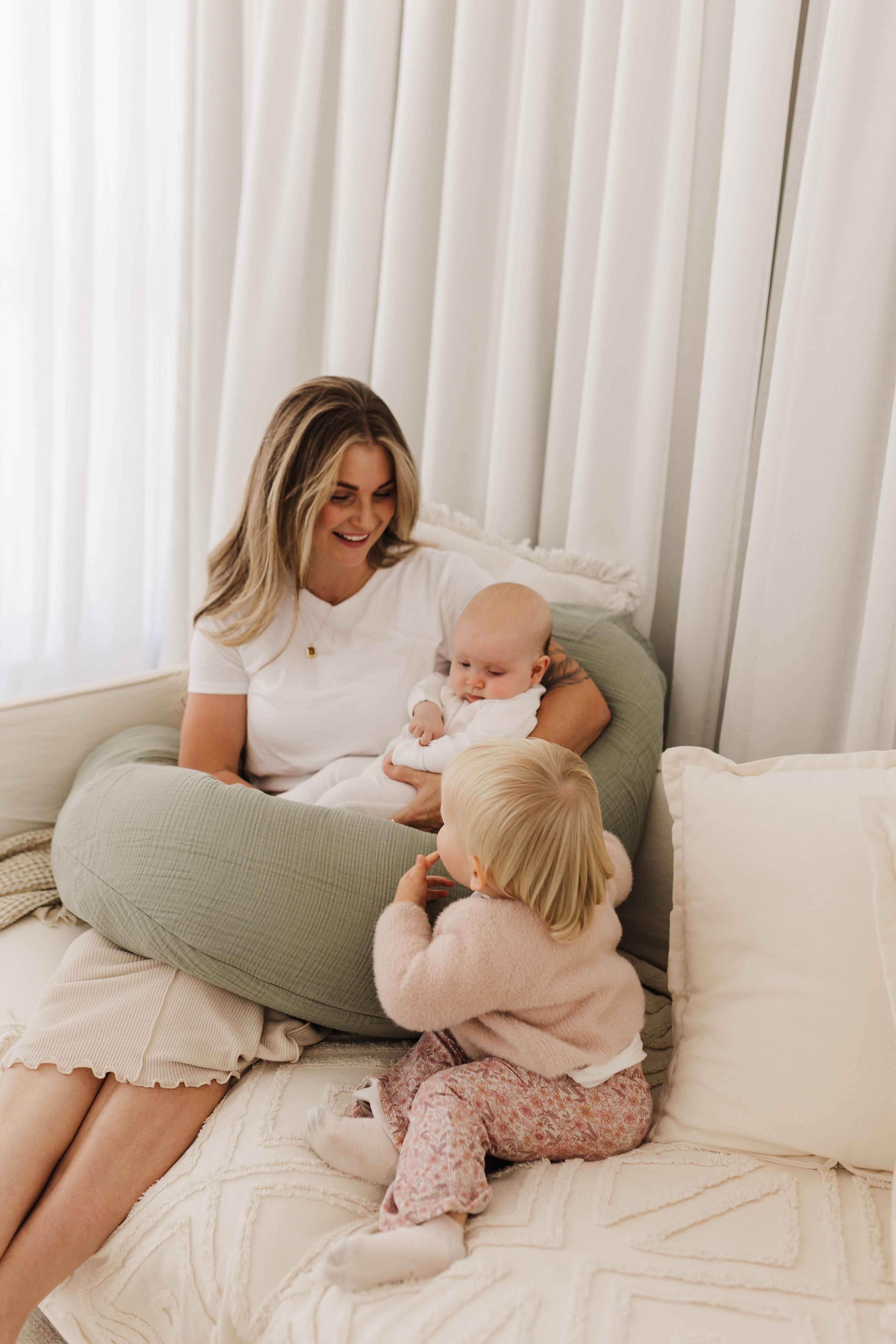 Theraline Muslin Maternity & Nursing Pillow