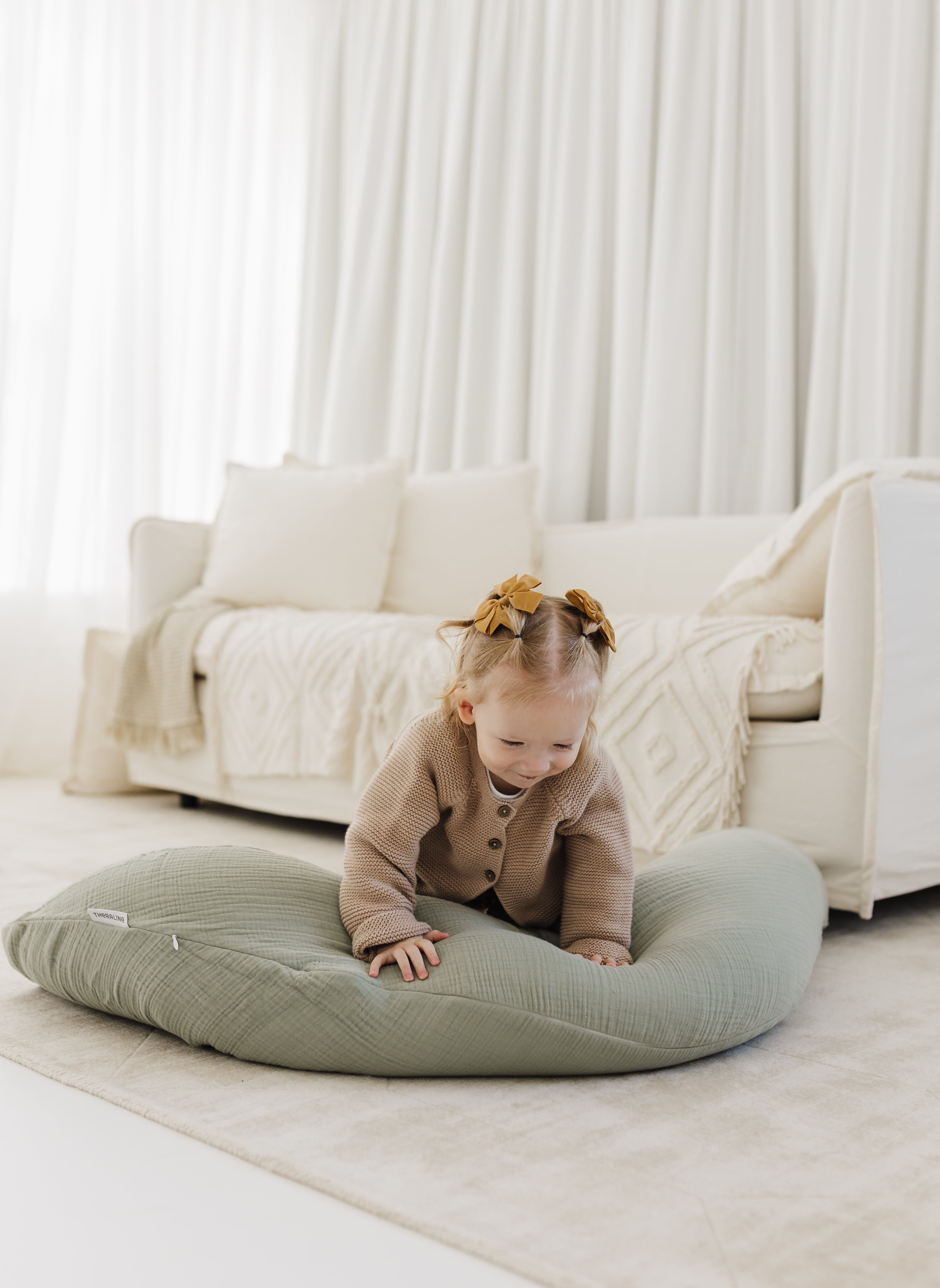 Theraline Muslin Maternity & Nursing Pillow