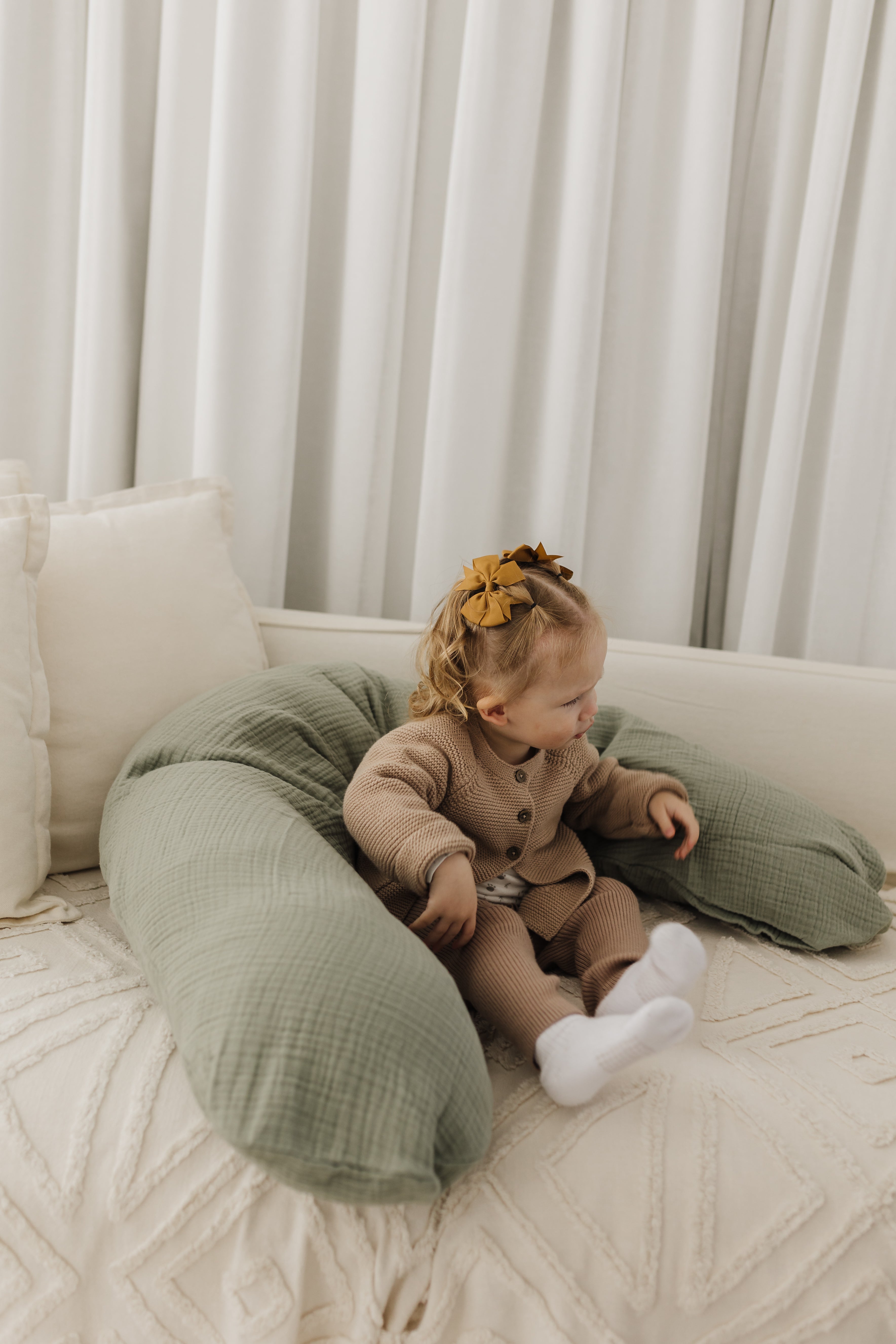 Theraline Muslin Maternity & Nursing Pillow