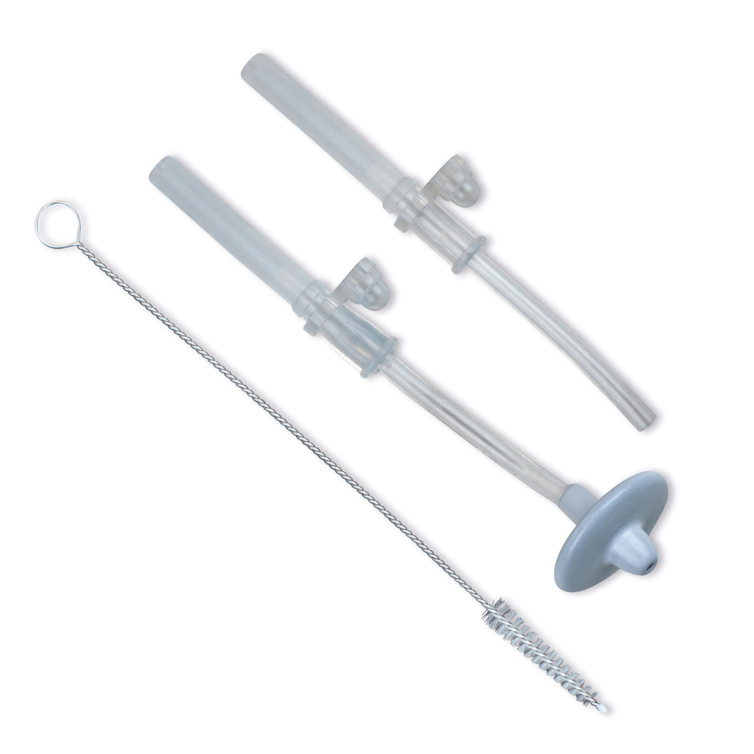 TumTum Tippy Up Cup/Large Tippy Up Cup - Replacement Straw and Brush Set