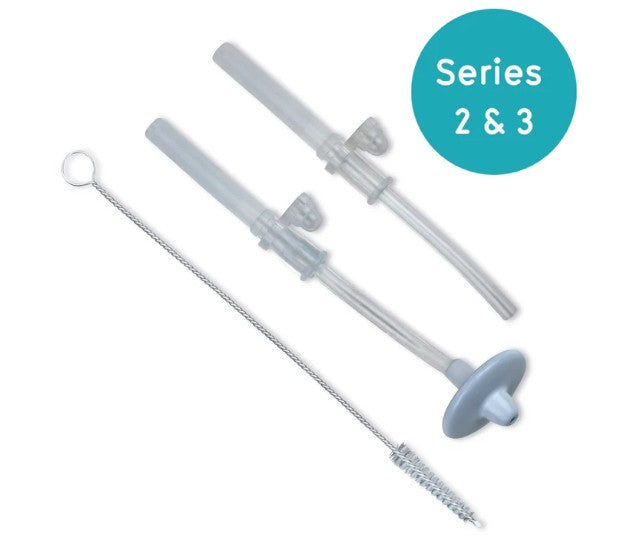 TumTum Tippy Up Cup/Large Tippy Up Cup - Replacement Straw and Brush Set