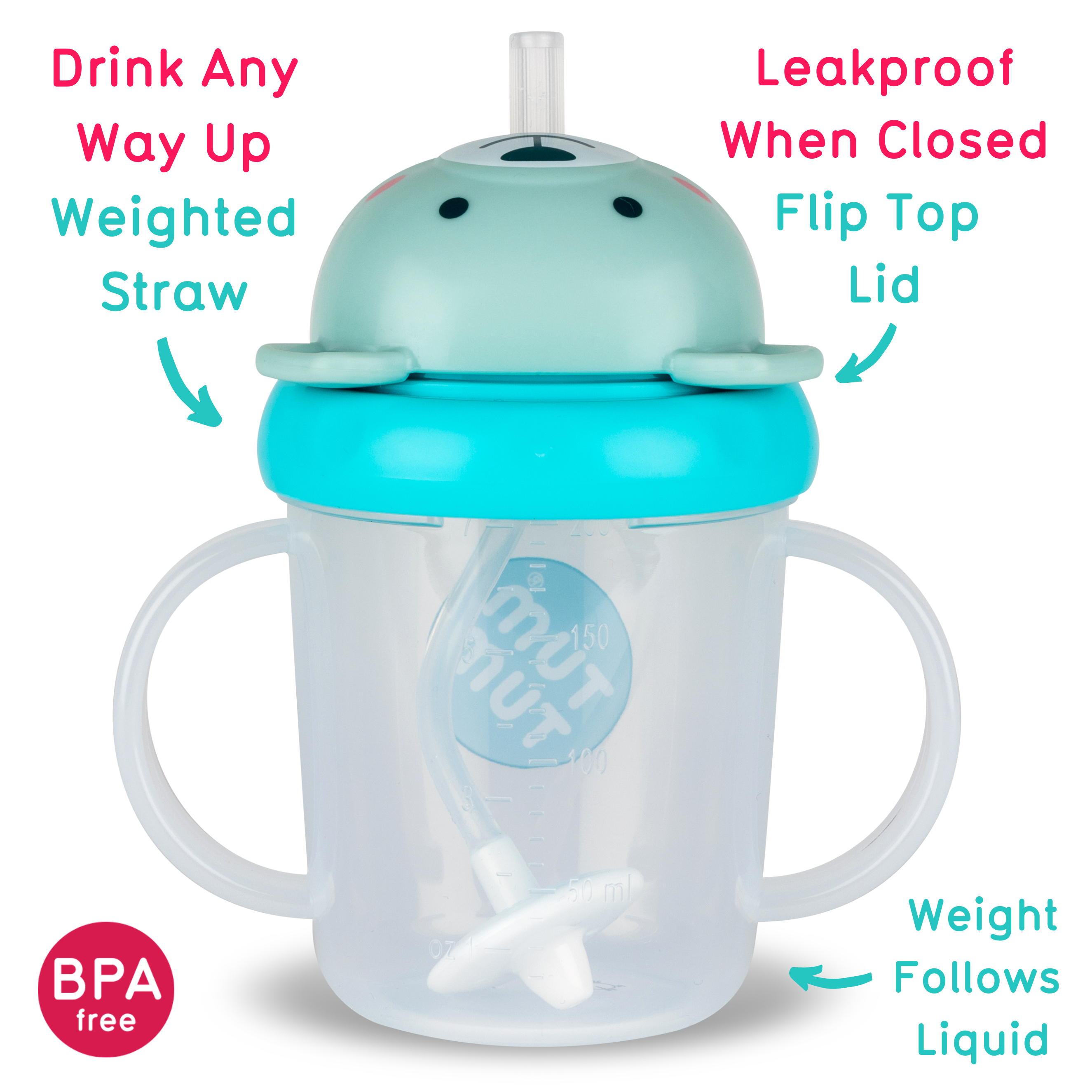 TumTum Tippy Up Cup with Weighted Straw (Series 3)