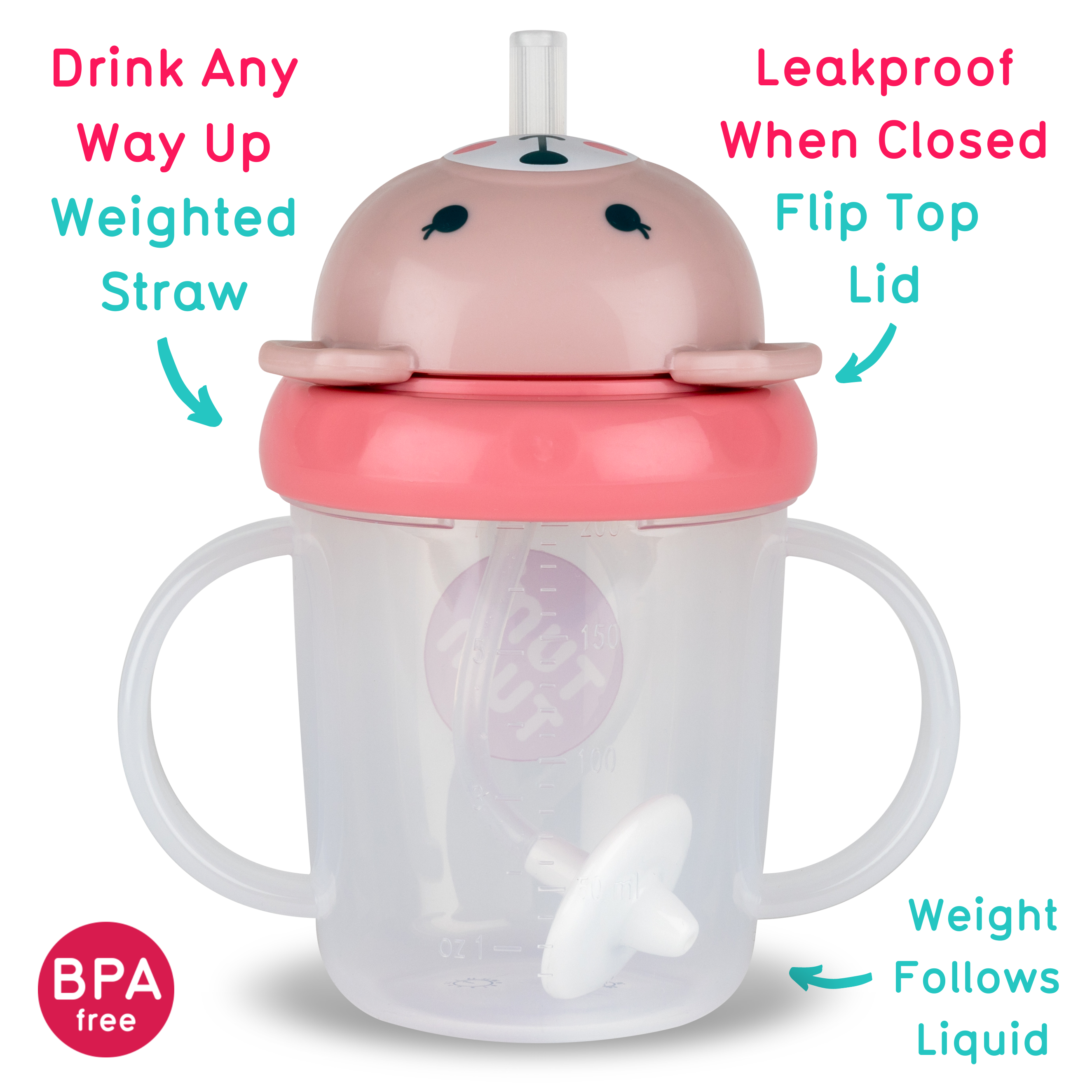 TumTum Tippy Up Cup with Weighted Straw (Series 3)