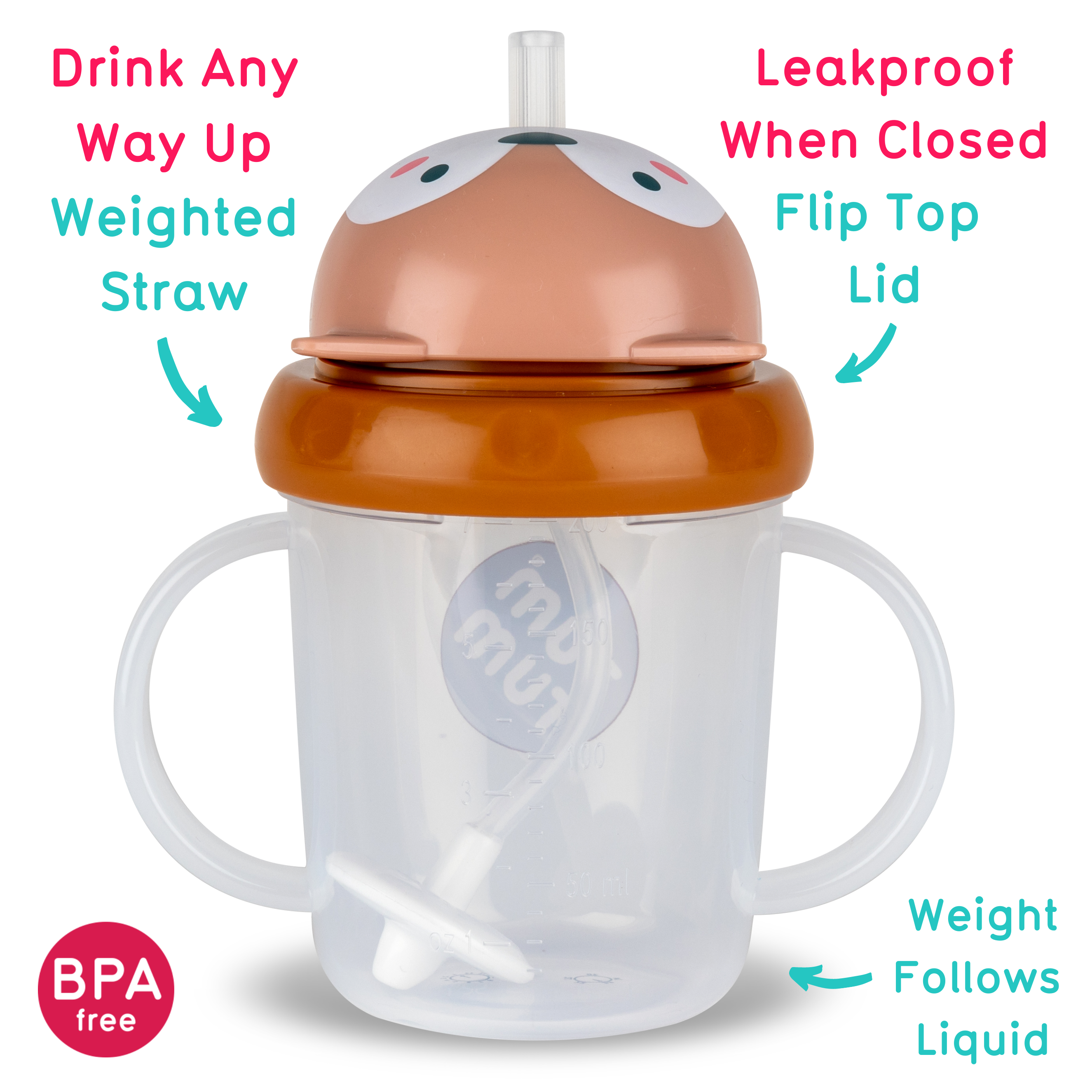 TumTum Tippy Up Cup with Weighted Straw (Series 3)
